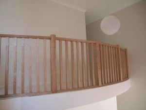 Fluted Balusters and posts Std Rail Tassie Oak Chris Bell Gladstone